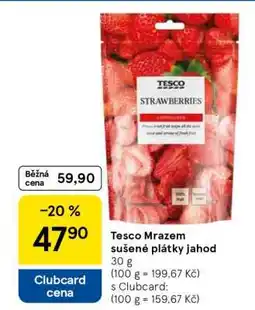 Tesco Tesco Mrazem sušené plátky jahod nabídka