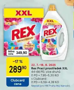 Tesco Rex Prací prostředek XXL nabídka