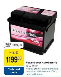 Tesco Powerboost Autobaterie nabídka