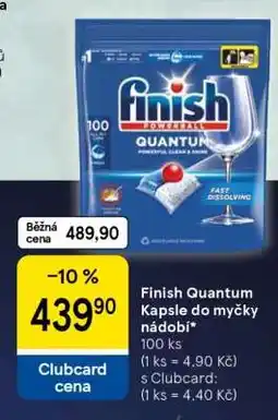 Tesco Finish Quantum Kapsle do myčky nádobí nabídka
