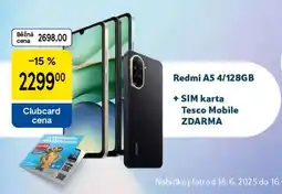 Tesco Redmi A5 4/128GB + SIM karta Tesco Mobile ZDARMA nabídka