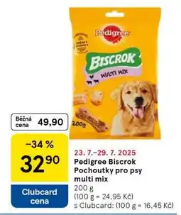 Tesco Pedigree Biscrok Pochoutky pro psy multi mix nabídka
