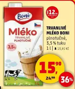 Penny Market TRVANLIVÉ MLÉKO BONI nabídka