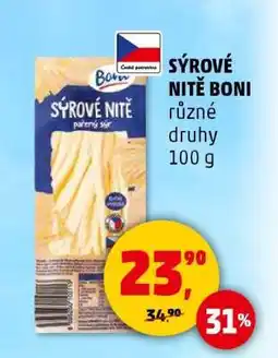 Penny Market SÝROVÉ NITĚ BONI nabídka