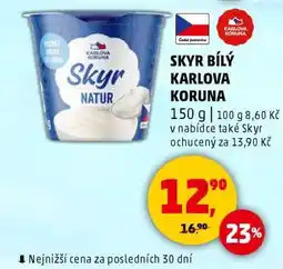 Penny Market Skyr bílý Karlova Koruna nabídka