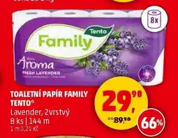 Penny Market TOALETNÍ PAPÍR FAMILY TENTO nabídka