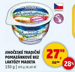Penny Market JIHOČESKÉ TRADIČNÍ POMAZÁNKOVÉ BEZ LAKTÓZY MADETA nabídka