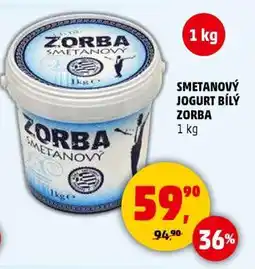 Penny Market Smetanový jogurt bílý ZORBA nabídka