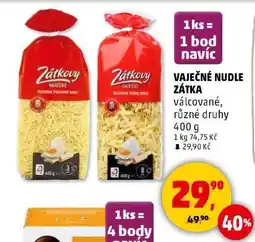 Penny Market VAJEČNÉ NUDLE ZÁTKA nabídka