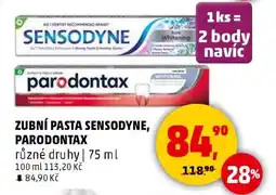 Penny Market ZUBNÍ PASTA SENSODYNE, PARODONTAX nabídka