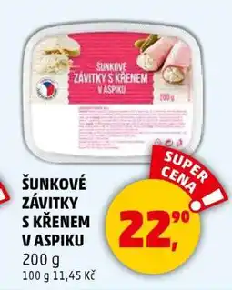 Penny Market Šunkové závitky s křenem v aspiku nabídka