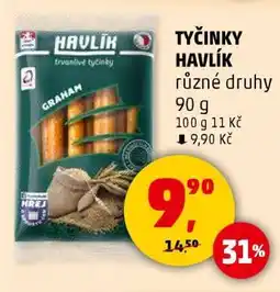 Penny Market TYČINKY HAVLÍK nabídka