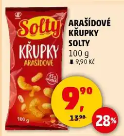 Penny Market ARAŠÍDOVÉ KŘUPKY SOLTY nabídka