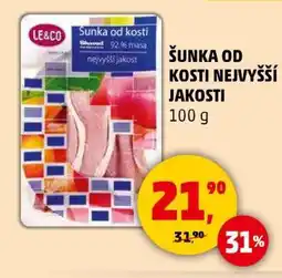 Penny Market Šunka od kosti nejvyšší jakosti nabídka