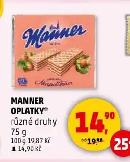 Penny Market Manner oplatky nabídka