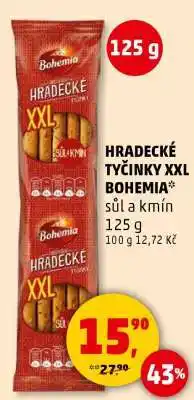 Penny Market HRADECKÉ TYČINKY XXL BOHEMIA nabídka