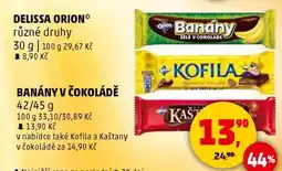 Penny Market Banány v čokoládě nabídka
