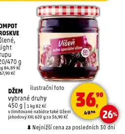 Penny Market DŽEM vybrané druhy nabídka