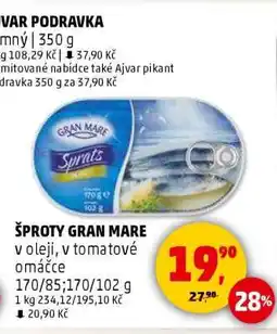 Penny Market ŠPROTY GRAN MARE nabídka