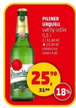 Penny Market Pilsner Urquell světlý ležák 0,5 l nabídka