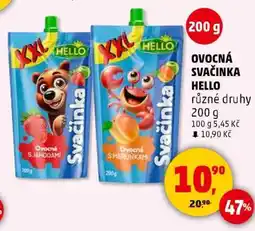 Penny Market Ovocná svačinka HELLO nabídka