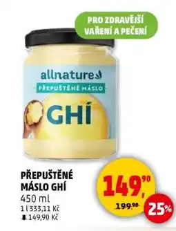 Penny Market PŘEPUŠTĚNÉ MÁSLO GHÍ nabídka