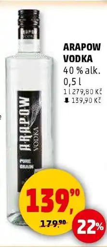 Penny Market ARAPOW VODKA nabídka