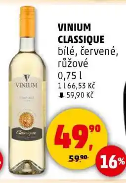 Penny Market VINIUM CLASSIQUE nabídka