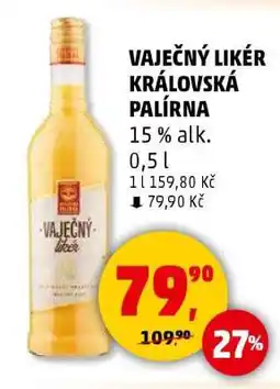 Penny Market VAJEČNÝ LIKÉR KRÁLOVSKÁ PALÍRNA nabídka