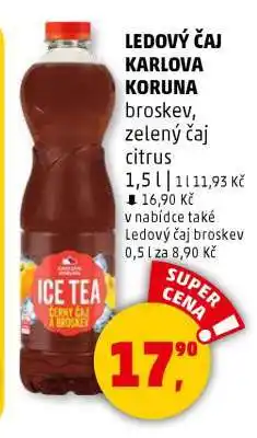 Penny Market Ledový čaj Karlova Koruna nabídka