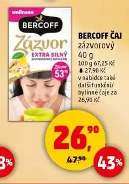 Penny Market BERCOFF ČAJ zázvorový nabídka