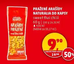 Penny Market PRAŽENÉ ARAŠÍDY NATURALIA DO KAPSY sweet Thai chilli nabídka