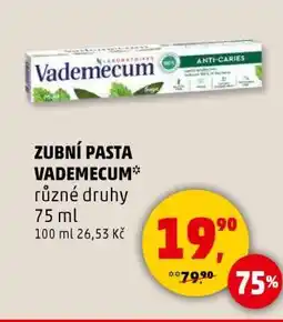 Penny Market ZUBNÍ PASTA VADEMECUM nabídka