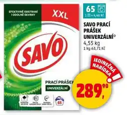 Penny Market SAVO PRACÍ PRÁŠEK UNIVERZÁLNÍ nabídka