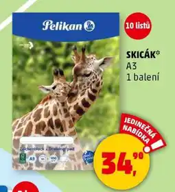 Penny Market Skicák Pelikan nabídka