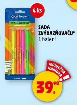 Penny Market Sada zvýrazňovačů nabídka