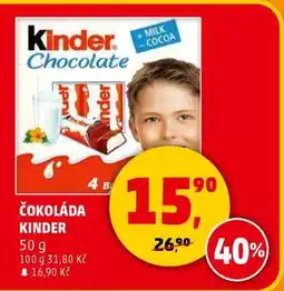 Penny Market ČOKOLÁDA KINDER nabídka