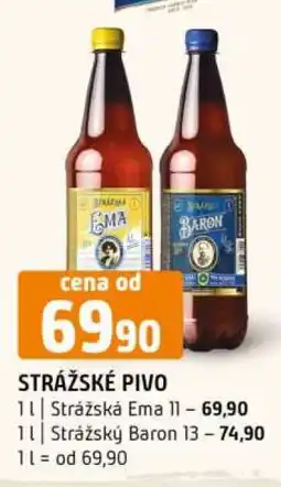 Terno Strážské pivo nabídka