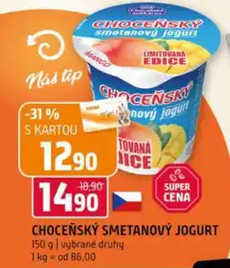 Terno Choceňský smetanový jogurt nabídka