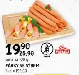 Terno Párky se sýrem nabídka