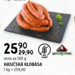 Terno Hasičská klobása nabídka