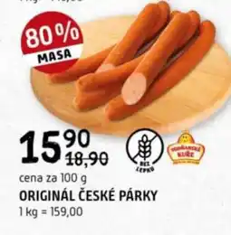 Terno Originál české párky nabídka