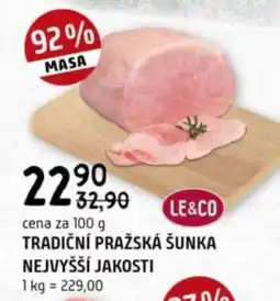 Terno Tradiční Pražská šunka nejvyšší jakosti nabídka