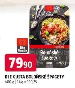 Terno DLE GUSTA BOLOŇSKÉ ŠPAGETY nabídka