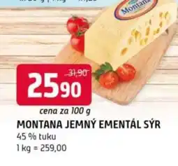 Terno MONTANA JEMNÝ EMENTÁL SÝR nabídka