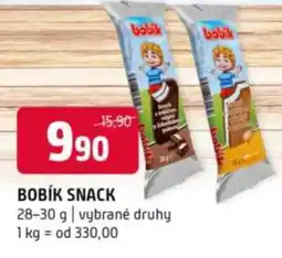 Terno Bobík snack nabídka