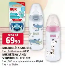 Terno NUK DĚTSKÁ LAHEV S KONTROLOU TEPLOTY nabídka