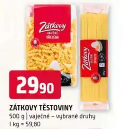 Terno Zátkovy těstoviny nabídka