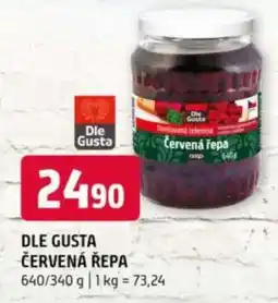 Terno DLE GUSTA ČERVENÁ ŘEPA nabídka