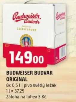 Terno Budweiser Budvar original nabídka